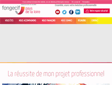 Tablet Screenshot of fongecif-pdl.fr